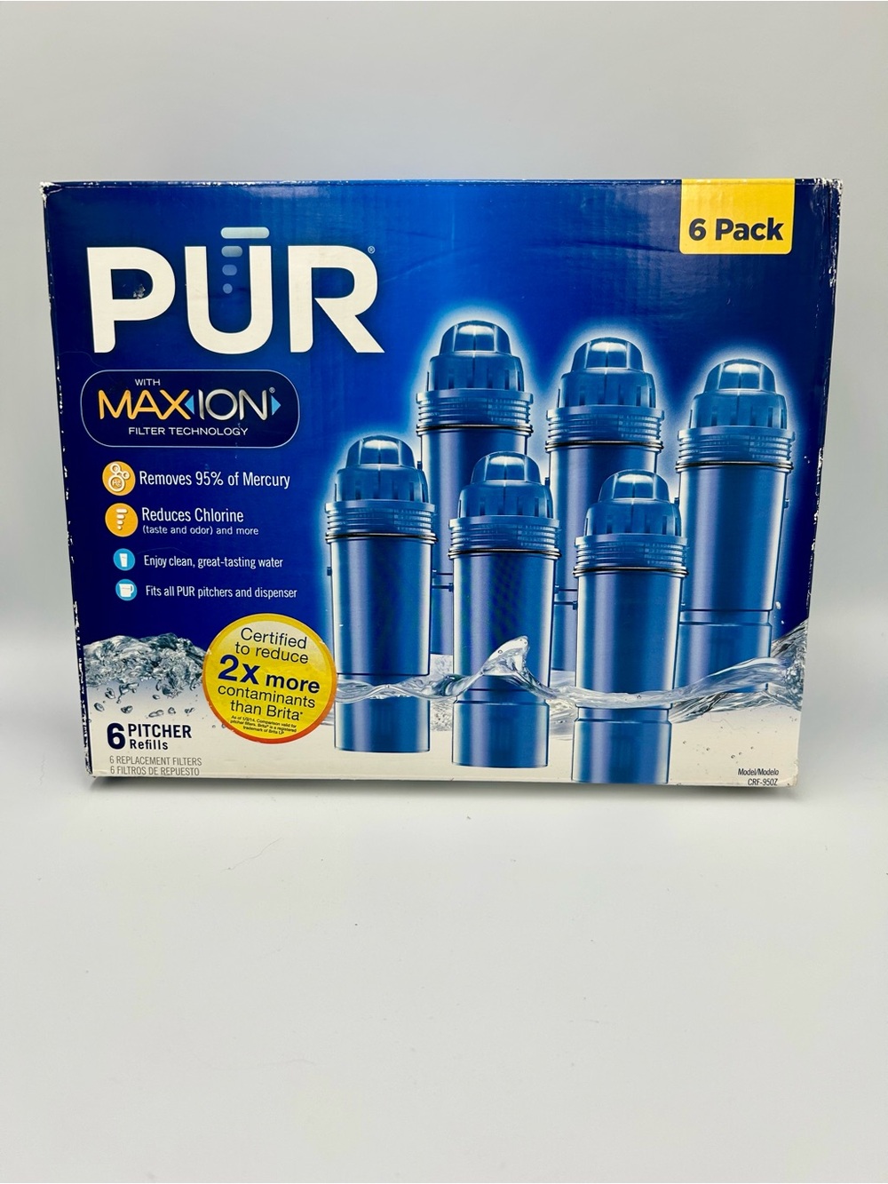 PUR Maxion Replacement Pitcher Filters - Blue (4 Pack)